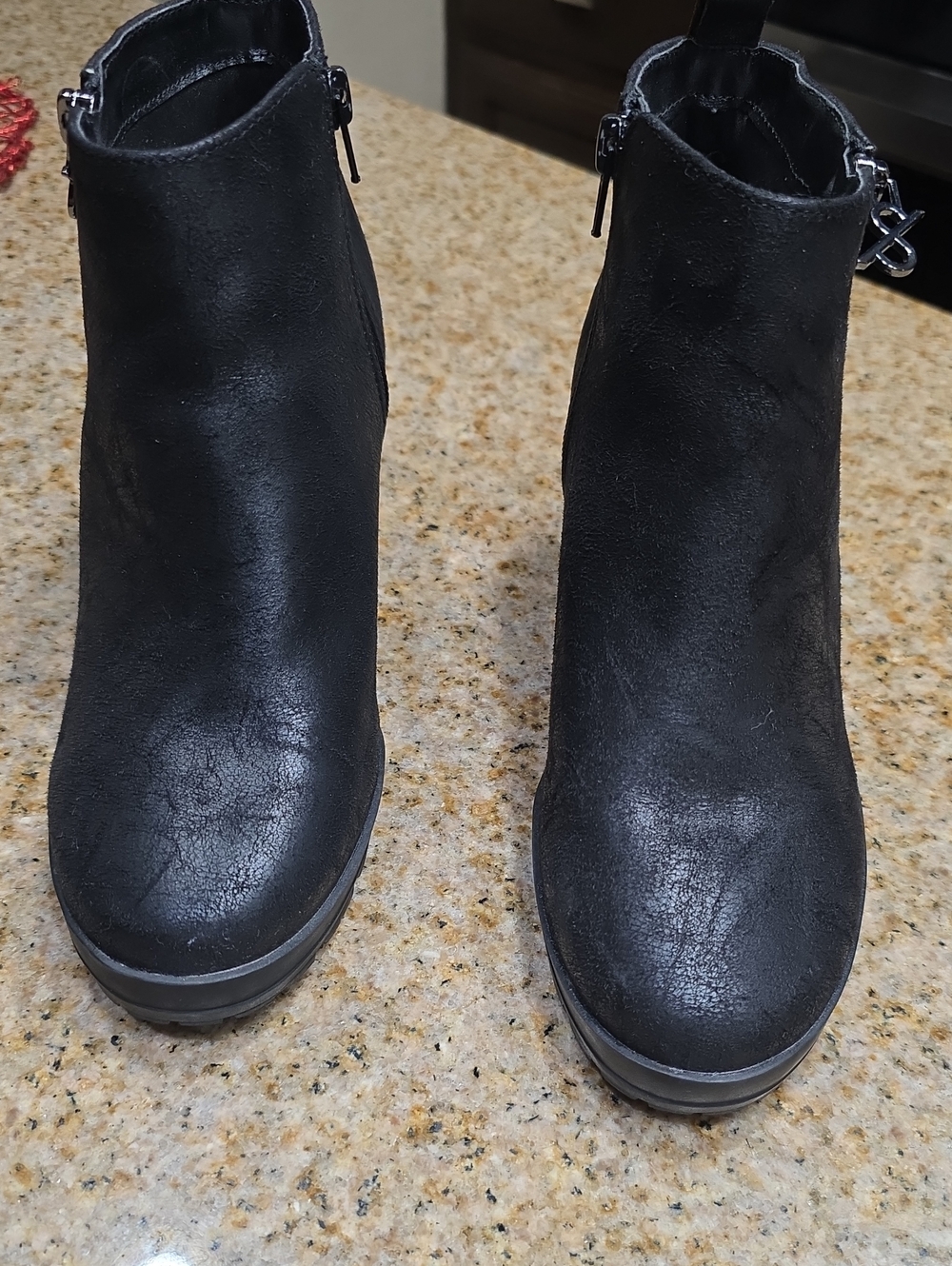 Parker & Sky Sleek Black Women's Ankle Booties with Side Zip